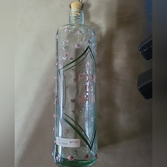 Casafina Hands Painted Wine Bottle - Picture 1 of 4